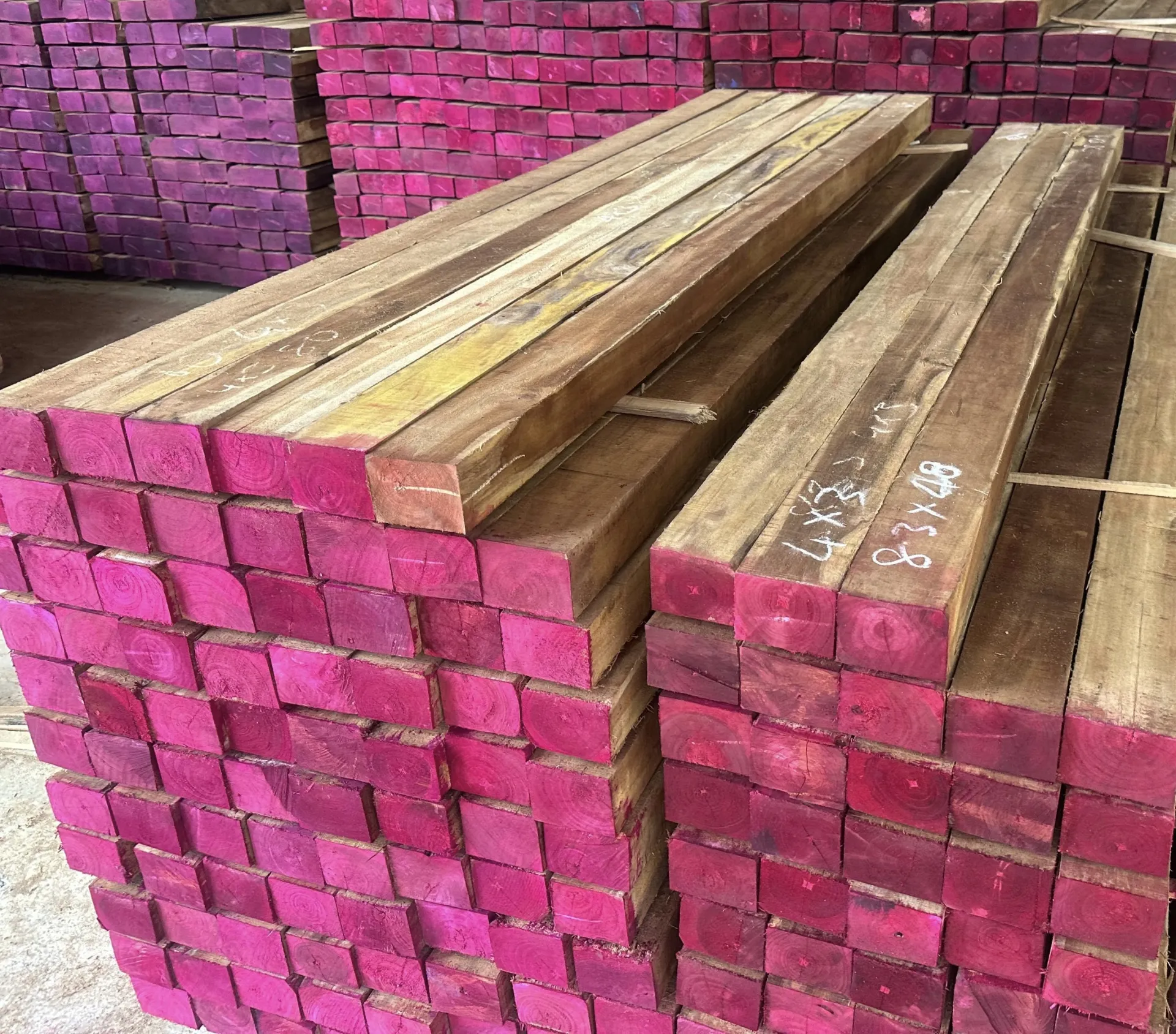 Raw teak — 2x4 — thumbnail 4